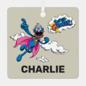 Gepersonaliseerde  Super Grover Metalen Ornament (Voorkant)