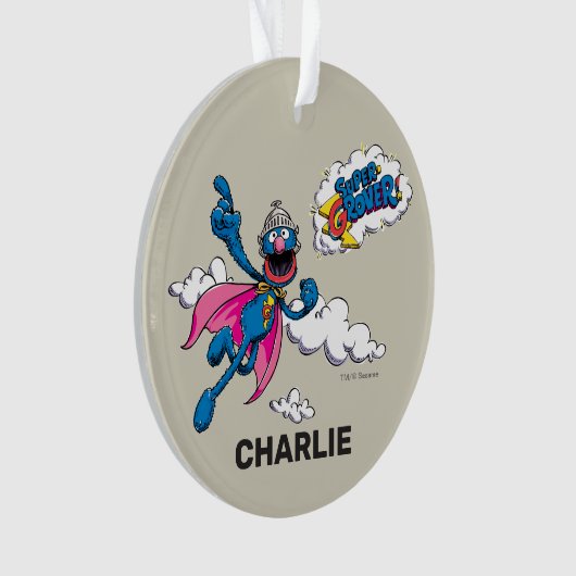 Gepersonaliseerde  Super Grover Ornament (voorkant)