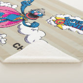 Gepersonaliseerde  Super Grover Sherpa Deken (3/4)