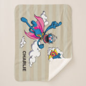 Gepersonaliseerde  Super Grover Sherpa Deken (Voorkant)