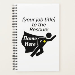 Gepersonaliseerde Superhero Coworker Kantoor Gift Planner