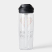 Gepersonaliseerde Superman-Logo Waterfles (Achterkant)