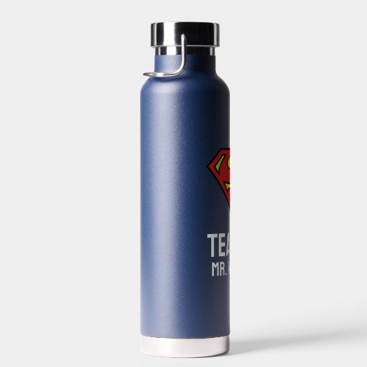 Gepersonaliseerde Superman-Logo Waterfles (Rechts)