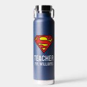 Gepersonaliseerde Superman-Logo Waterfles (Voorkant)