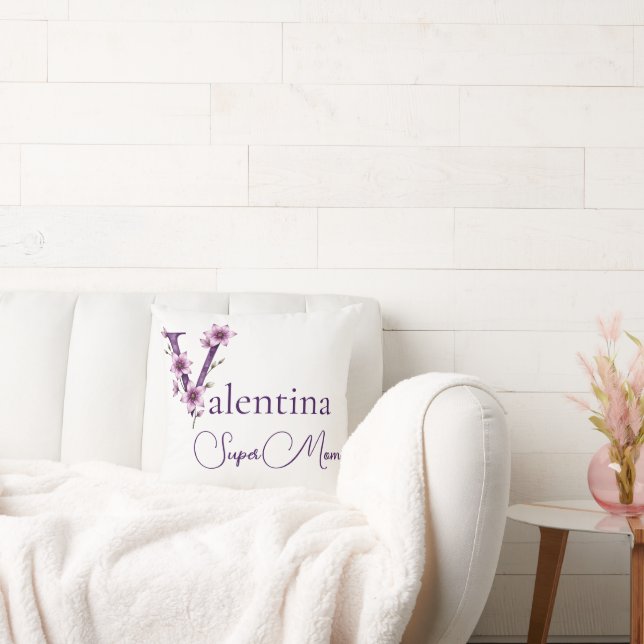 Gepersonaliseerde SuperMom Kussen (Bank)