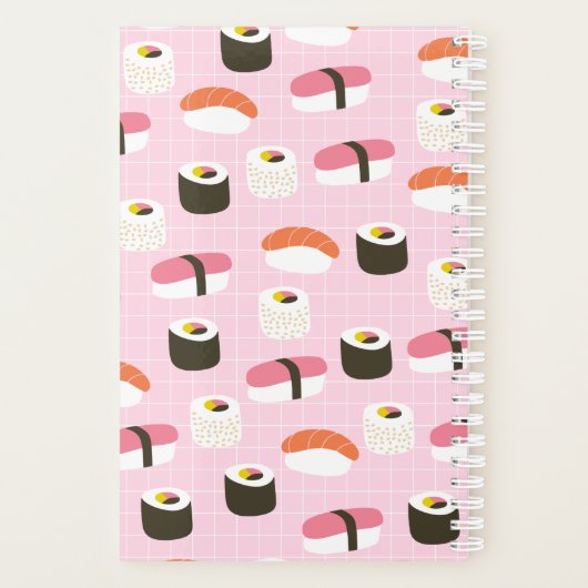 Gepersonaliseerde Sushi Planner (Achterkant)
