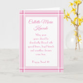 Gepersonaliseerde Sweet 16-verjaardagskaart Kaart (Gele Bloem)