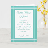 Gepersonaliseerde Sweet 16-verjaardagskaart Kaart (Gele Bloem)