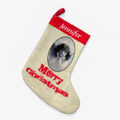 Gepersonaliseerde Sweet  Angel Christmas Kleine Kerstsok (Voorkant (Hangend))