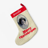 Gepersonaliseerde Sweet  Angel Christmas Kleine Kerstsok (Achterkant (Hangend))