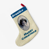 Gepersonaliseerde Sweet  Angel Christmas Kleine Kerstsok (Achterkant (Hangend))