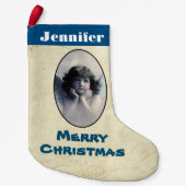 Gepersonaliseerde Sweet  Angel Christmas Kleine Kerstsok (Voorkant)