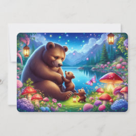 Gepersonaliseerde Sweet Beer Familie Moederdag Kaa Feestdagenkaart