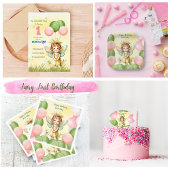 Gepersonaliseerde Sweet Fairy Eerste Verjaardag Ui Kaart