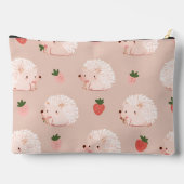 Gepersonaliseerde Sweet Hedgehog & Strawberry Patt Etui (Achterkant)
