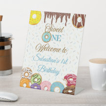 Gepersonaliseerde Sweet One First Birthday Welkom 