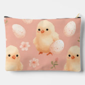 Gepersonaliseerde Sweet Pastel Baby Chick Pattern Etui (Achterkant)