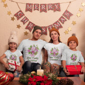 Gepersonaliseerde Sweet Pink Candy Cane Kerstmis Kinder Shirts