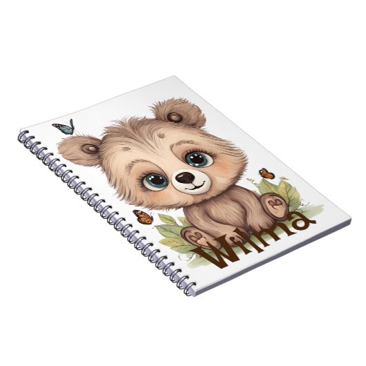 Gepersonaliseerde Sweetest Beer Spiral Notitieboek (Rechterzijde)