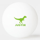 Gepersonaliseerde t rex dinosaur pingpongballen (Voorkant)
