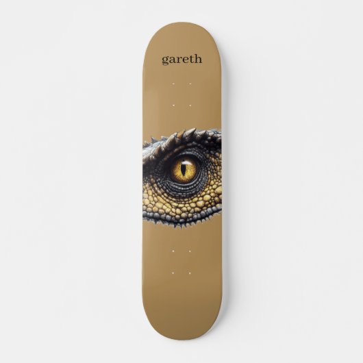 Gepersonaliseerde T Rex Dinosaurus Eye Persoonlijk Skateboard (Voorkant)
