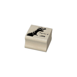 Gepersonaliseerde T-Rex Rubberstempel