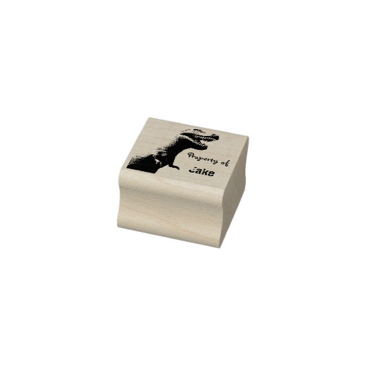Gepersonaliseerde T-Rex Rubberstempel (Stempel)