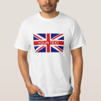 Gepersonaliseerde T-Shirten met vlag van British U
