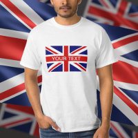 Gepersonaliseerde T-Shirten met vlag van British U