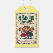 Gepersonaliseerde Taart en Tart Christmas Cadeaulabel (Voorkant)