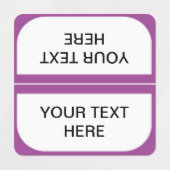 Gepersonaliseerde tabs verdeler Organizer Sticker  (Design 2)