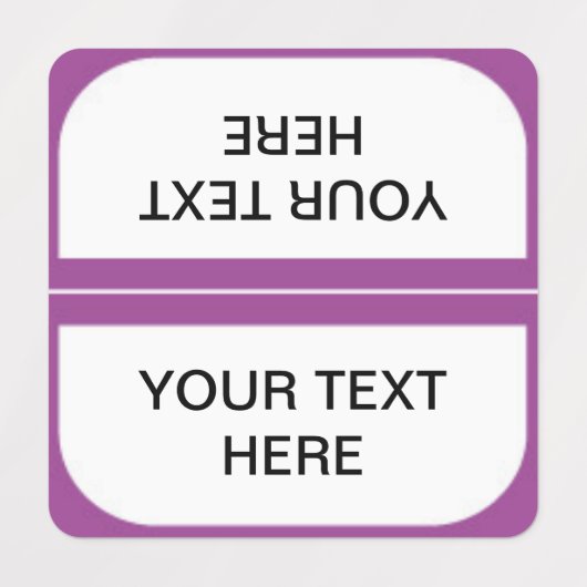 Gepersonaliseerde tabs verdeler Organizer Sticker  (Design 2)