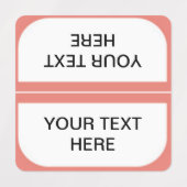 Gepersonaliseerde tabs verdeler Organizer Sticker  (Design 1)