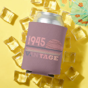 Gepersonaliseerde tachtig vintage 80ste verjaardag blikjeskoeler