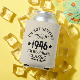 Gepersonaliseerde tachtig vintage 80ste verjaardag blikjeskoeler