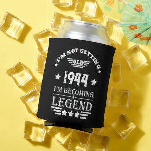 Gepersonaliseerde tachtig vintage 80ste verjaardag blikjeskoeler