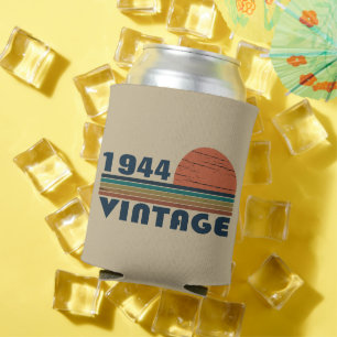 Gepersonaliseerde tachtig vintage 80ste verjaardag blikjeskoeler