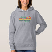Gepersonaliseerde tachtig vintage 80ste verjaardag hoodie (Voorkant)