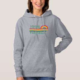 Gepersonaliseerde tachtig vintage 80ste verjaardag hoodie
