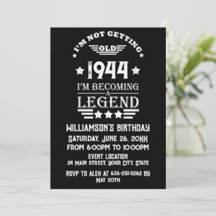 Gepersonaliseerde tachtig vintage 80ste verjaardag kaart