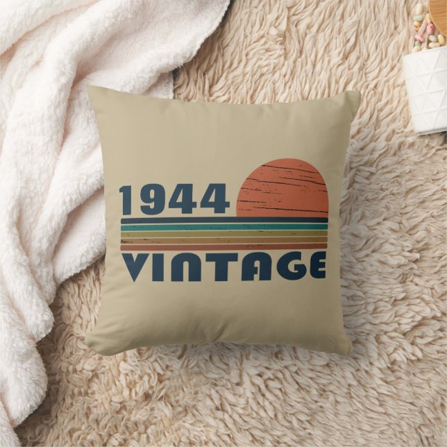 Gepersonaliseerde tachtig vintage 80ste verjaardag kussen (Deken)
