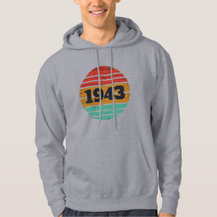 Gepersonaliseerde tachtigste vintage 80ste verjaar hoodie