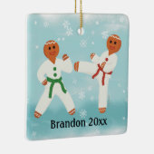 Gepersonaliseerde Taekwondo Karate Judo Martial Ar Keramisch Ornament (Rechts)