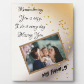 Gepersonaliseerde tafelblad plaque 8x10 met ezel fotoplaat (Voorkant)