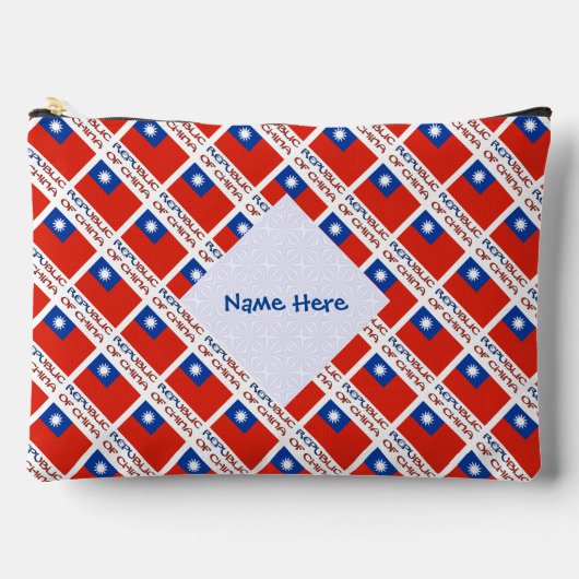 Gepersonaliseerde Taiwan ROC Tiled Ancestry Reis Etui (Voorkant)