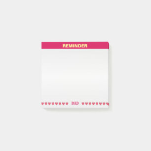 Gepersonaliseerde takenlijst op zilvergrijs & bord post-it® notes