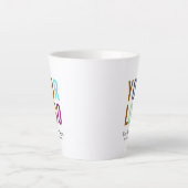Gepersonaliseerde Tall Latte Mok Custom Logo (Voorkant)
