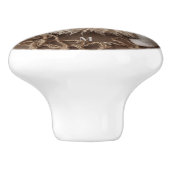 Gepersonaliseerde Tan Baby's Room Keramische Knop (Zijkant)