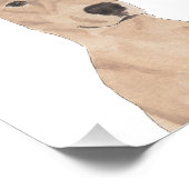 Gepersonaliseerde Tan German Pinscher Art Foto Afdruk (Hoek)