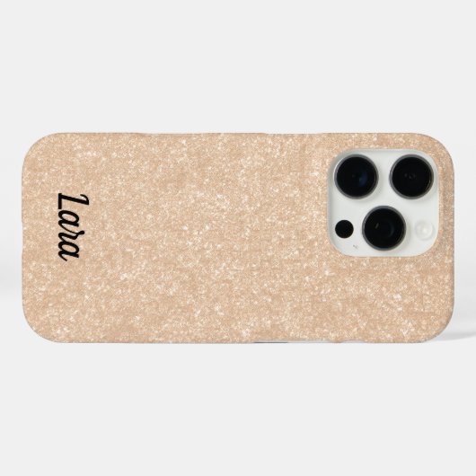 Gepersonaliseerde tan iPhone 16 Pro hoesje (Achterkant (horizontaal))
